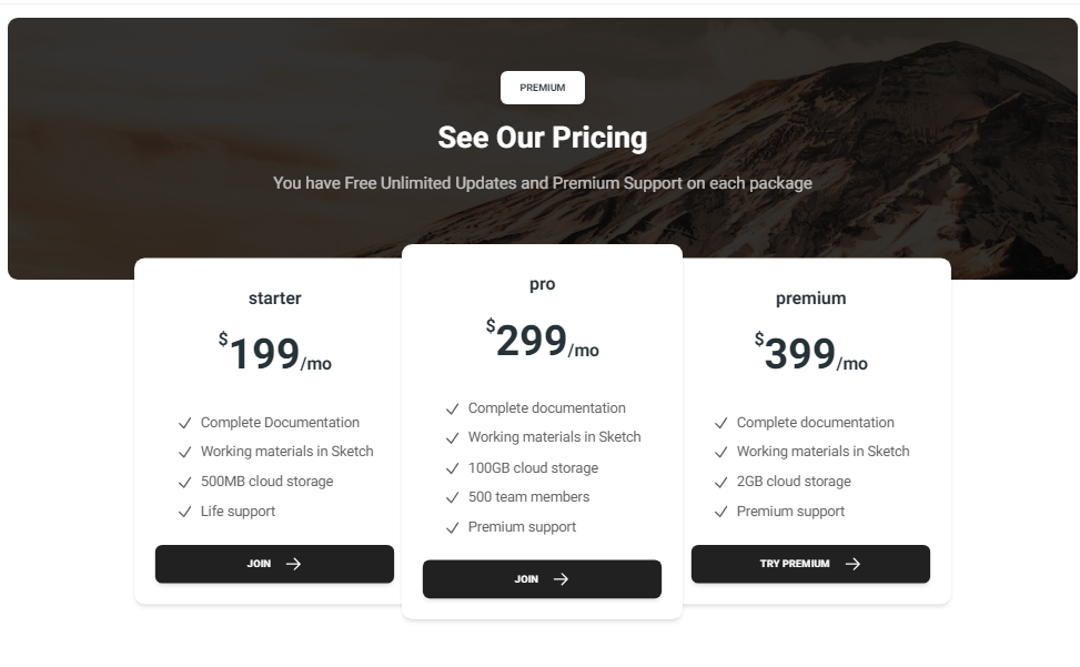 Pricing2 Component