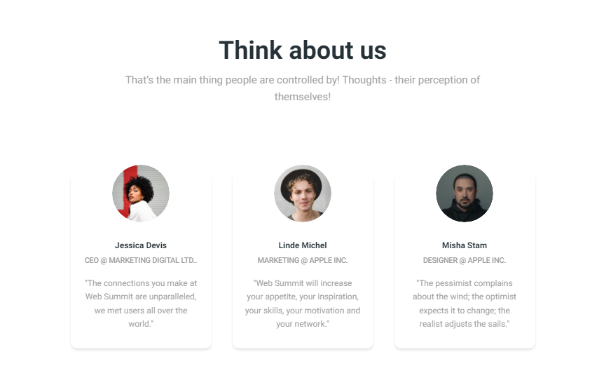 Testimonials1 Component